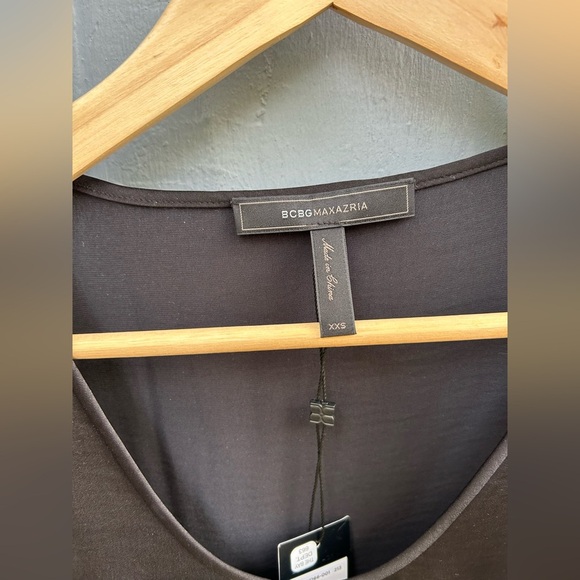 BCBG Black Reese Dress, BNWT, size xxs (oversized fit) - Picture 6 of 8